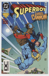 Superboy 16 DC 1995 VF NM DCU Universe UPC Logo Variant