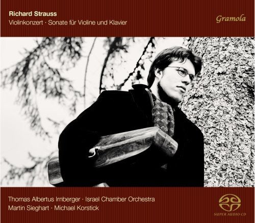 Strauss / Irnberger / Israel Chamber Orch / Siegha - Vln Konzert & Sonate Fur Vln Und Klavier - Super Audio CD