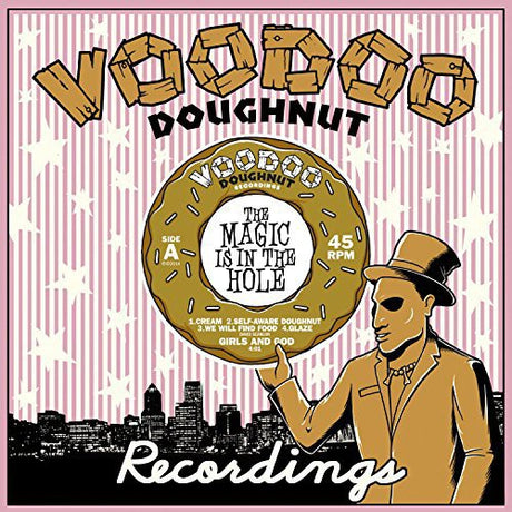 the album cover for Voodoo Doughnut - Girls & God / Tres Gone : Experimental Split