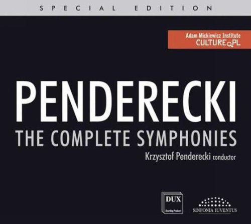 Penderecki / Hossa / Klosinska - Comp Syms - Music CD