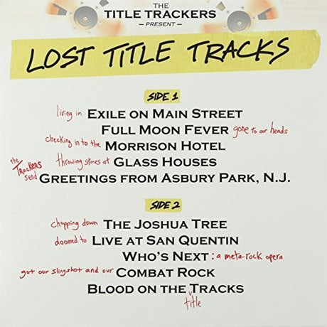 the album cover for Title Trackers - Lost Title Tracks