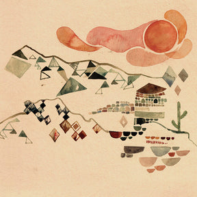 the album cover for William Tyler - Deseret Canyon
