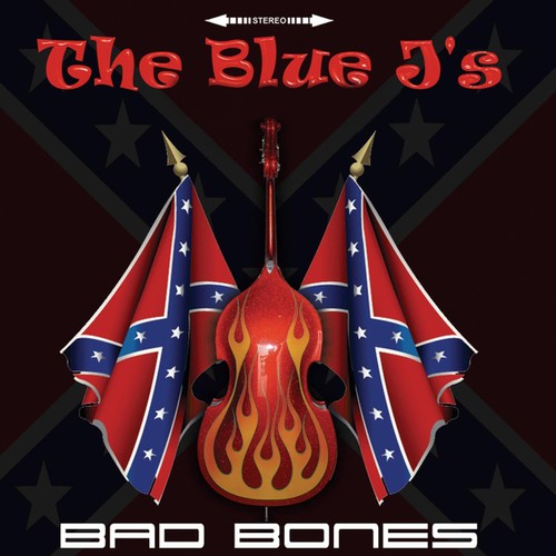 the album cover for Blue Js - Bad Bones