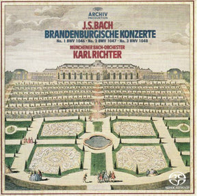the album cover for Richter, Karl - Bach: Brandenburg Concertos No.1-No.3