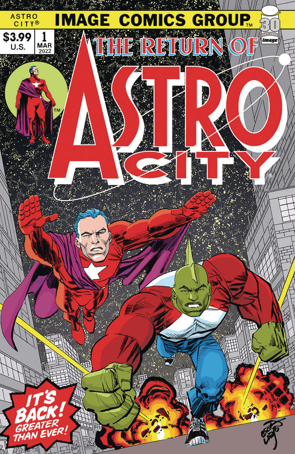 Astro City That Was Then Special #1 B Erik Larsen Savage Dragon Variant (03/30/2022) Image