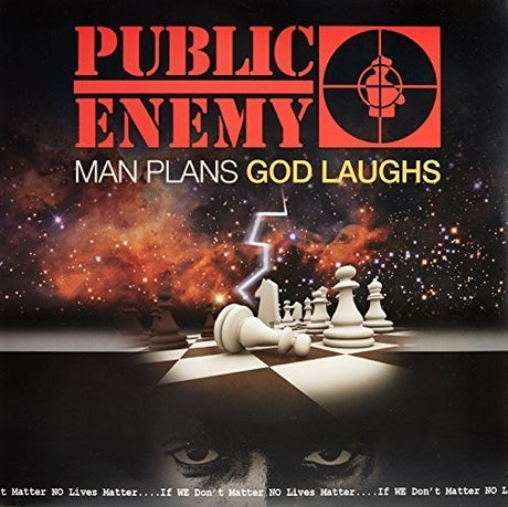 the album cover for Public Enemy - Man Plans God Laughs [Vinyl]