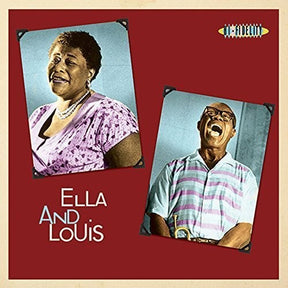 the album cover for Ella Fitzgerald & Louis Armstrong - Ella & Louis
