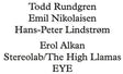 the album cover for Todd Rundgren / Nikolaisen,Emil / Lindstrom,Hans - Runddans Remixed