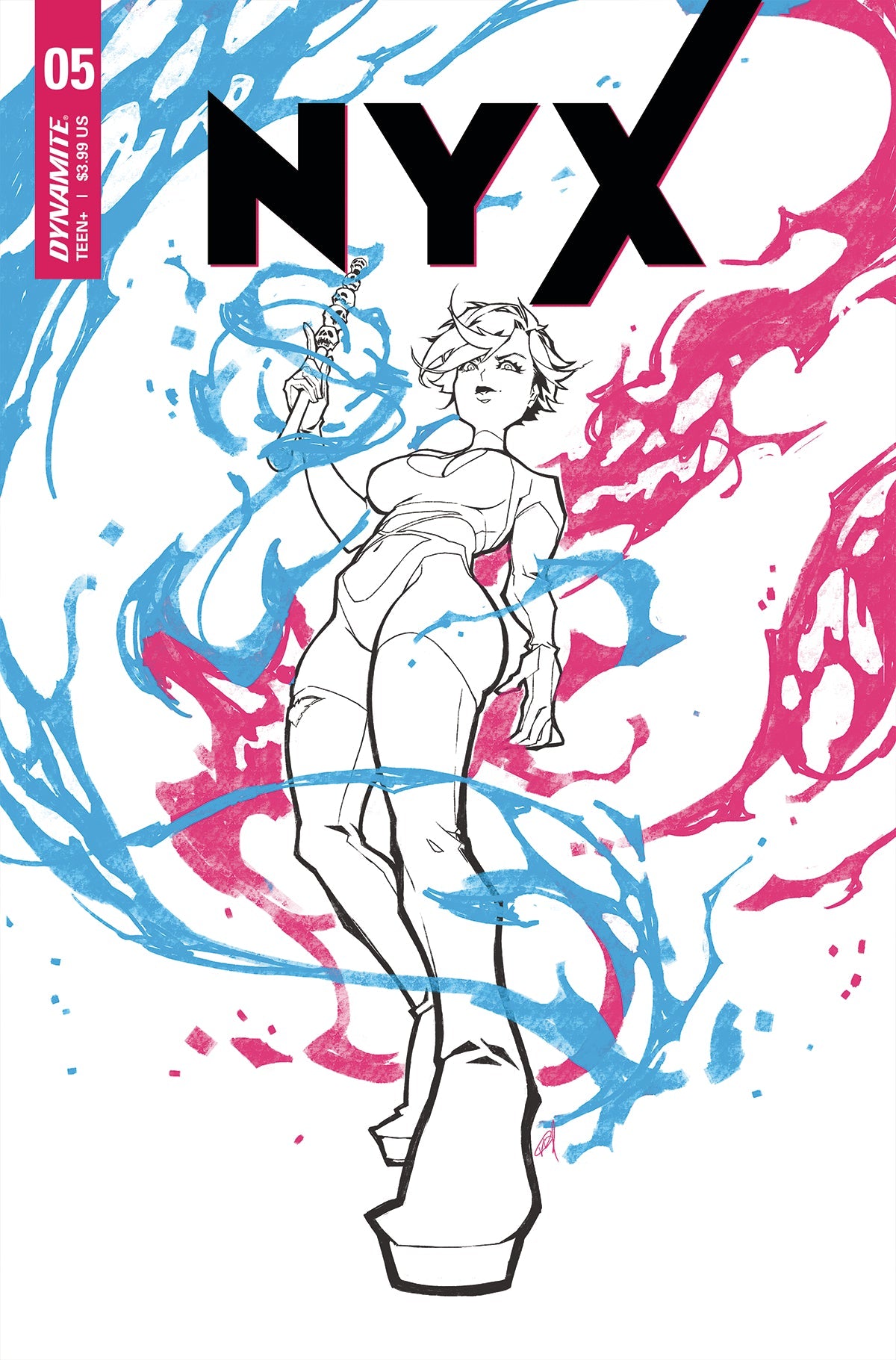 Nyx #5 H 1:30 Rose Besch B&W Variant (03/16/2022) Dynamite