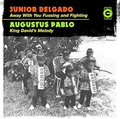 the album cover for Junior Delgado - Away with You Fussing & Fighting