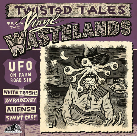 the album cover for Ufo On Farm Road 318 Twisted Tales From / Various - Ufo On Farm Road 318: Twisted Tales From / Various