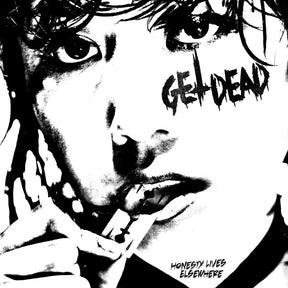 the album cover for Get Dead - Honesty Lives Elsewhere