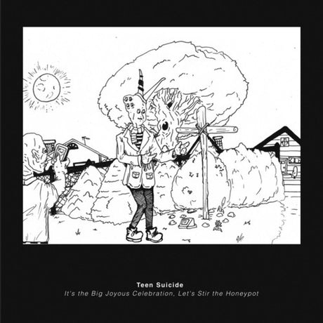 the album cover for Teen Suicide - It's The Big Joyous Celebration, Let's Stir The Honeypot [2LP + Comic Book]