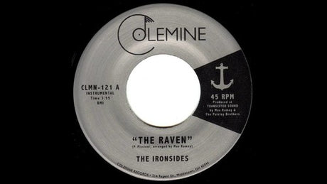 the album cover for The Ironsides - Raven / Song For Adrian [Vinyl Single]