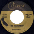 the album cover for Monophonics - Like Yesterday