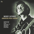 the album cover for Woody Guthrie - American Folk Legend