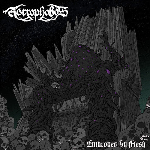 the album cover for Astrophobos - Enthroned In Flesh [Limited Edition]