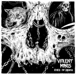 the album cover for Violent Minds - Eyes Of Death