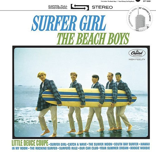 the album cover for The Beach Boys - Surfer Girl [LP]
