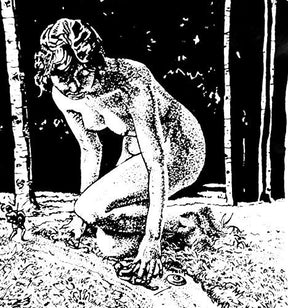 the album cover for Wtchs - She Walks, She Creeps