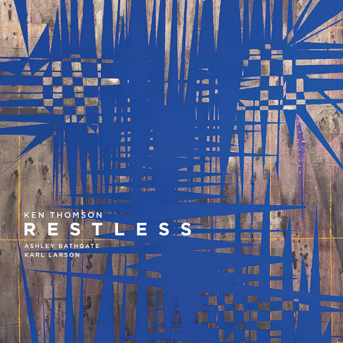 the album cover for Karl Larson - Ken Thomson: Restless