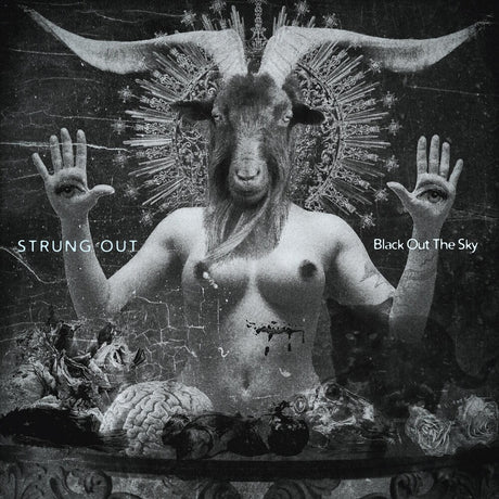 the album cover for Strung Out - Black Out The Sky [LP]