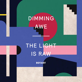 the album cover for Botany - Dimming Awe, The Light is Raw [Pink Vinyl]