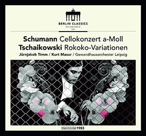 the album cover for Tchaikovsky / Schumann / Timm - Schumann & Tchaikovsky: Cello Concerto and Rococo Variations