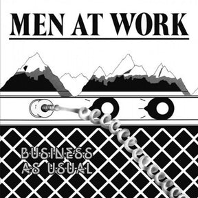the album cover for Men At Work - Business As Usual
