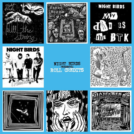 the album cover for Night Birds - Roll Credit