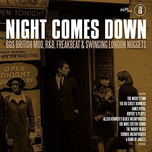 Night Comes Down 60 British Mod R&B Freakbeat - Night Comes Down: 60 British Mod R&B Freakbeat & Swingin London Nuggets [CD]