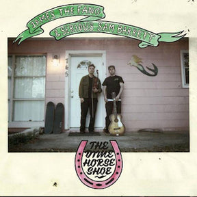the album cover for James The Fang / Sam Barrett - Dime Horse Shoe