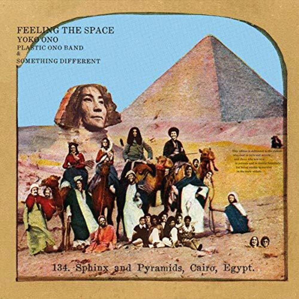 the album cover for Yoko Ono - Feeling The Space [Import Limited Edition White LP]