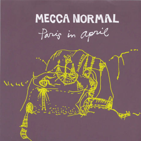 the album cover for Mecca Normal - PARIS IN APRIL