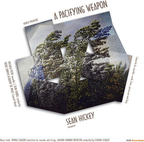 the album cover for MICHALA PETRI - Sean Hickey: A Pacifying Weapon