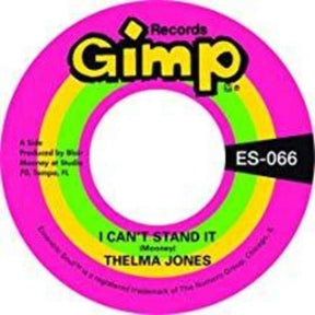 the album cover for lma Jones - I Can'T Stand It / Only Yesterday