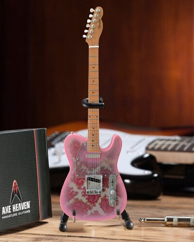 Axe Hvn Ft005 Fender Paisley Pink Telecaster Gtr R - Axe Hvn Ft005 Fender Paisley Pink Telecaster Gtr R - Collectibles