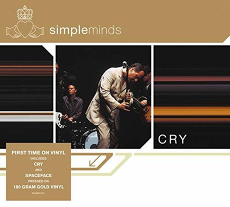 the album cover for Simple Minds - Cry