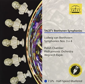 the album cover for Beethoven / Polish Chamber Phil Orch / Rajski - Tacet's Beethoven Symphonies