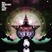 the album cover for Noel Gallagher's High Flying Birds - Black Star Dancing [Indie Exclusive Limited Edition Pink Vinyl Single]