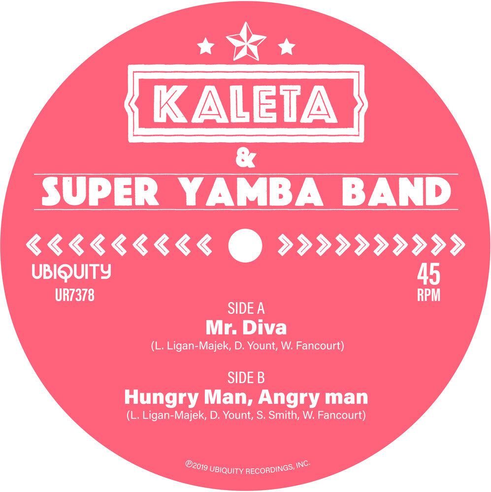 Kaleta & Super Yamba Band - Mr. Diva / Hungry Man Angry Man [7" Vinyl]