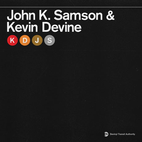 the album cover for Kevin Devine / Samson,John K - Devinyl Splits No. 10