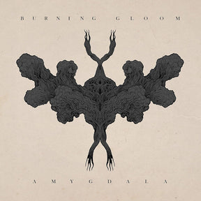the album cover for Burning Gloom - Amygdala
