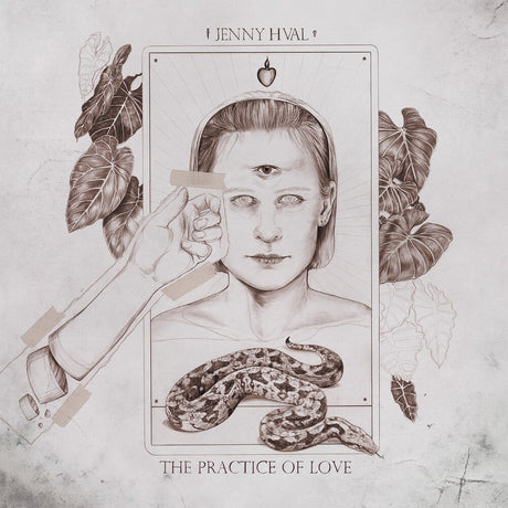 the album cover for Jenny Hval - The Practice of Love [LP]
