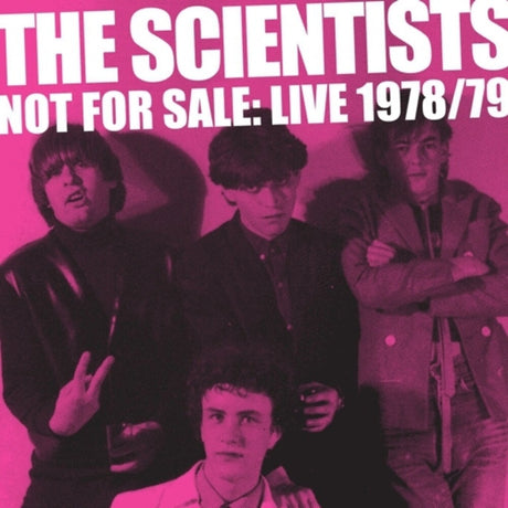 the album cover for Scientists - Not For Sale: Live 1978-1979 [Colored Vinyl] [Limited Edition] (Pnk)