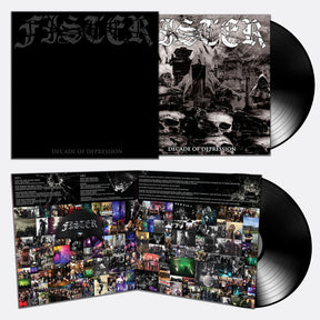 the album cover for Fister - Decade Of Depression (W/Cd) (Blk) [Deluxe] [Limited Edition]