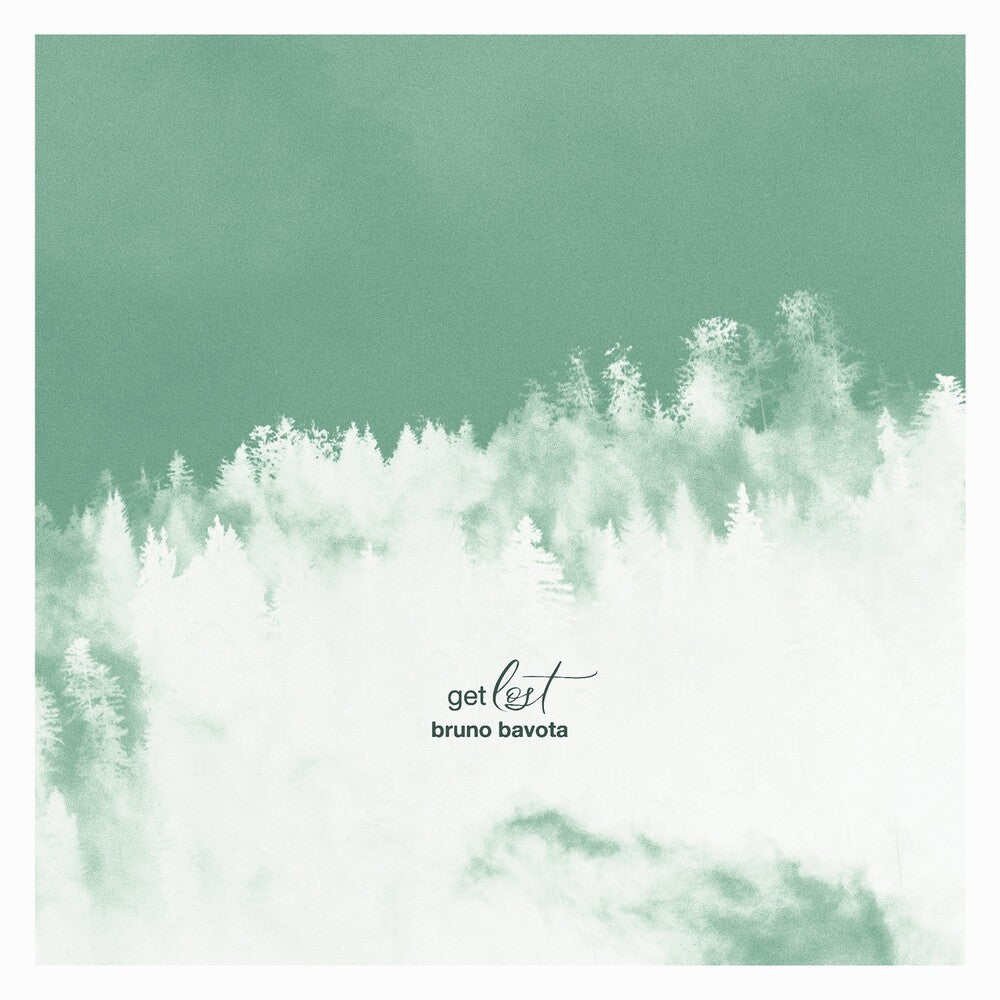the album cover for Bruno Bavota - Get Lost [Iridescent Mother of Pearl w/ Green Undertone LP]
