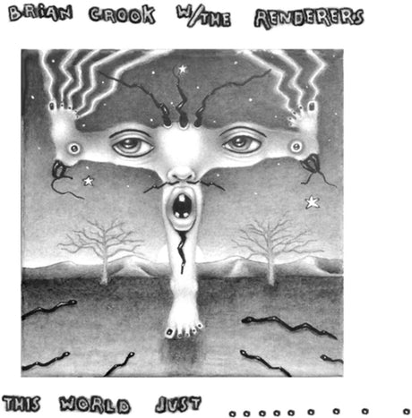 the album cover for Brian Crook / Renderers - This World Just Eats Me Up Alive