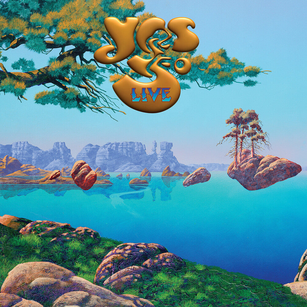 the album cover for Yes - Yes 50 Live