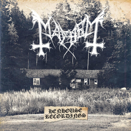 the album cover for Mayhem - Henhouse Recordings
